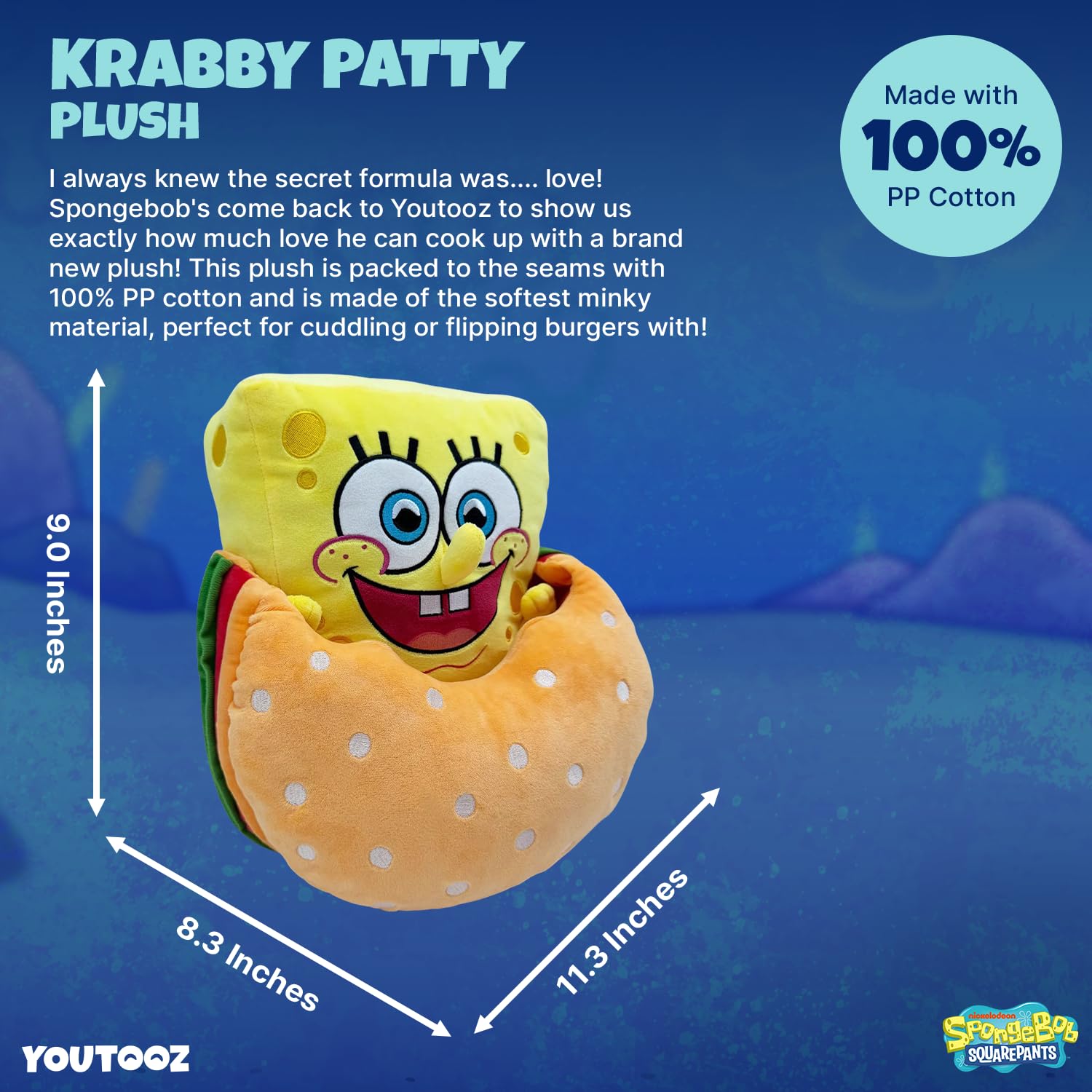 梨*様 Krabby Patty シークレット Ghost Patty Amazon.com: Youtooz Krabby Patty Plush, 9-Inch Collectible Plush